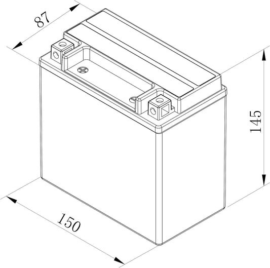 Bosch FA106 AGM Motorcycle Battery 12 V 200 A 12 Ah